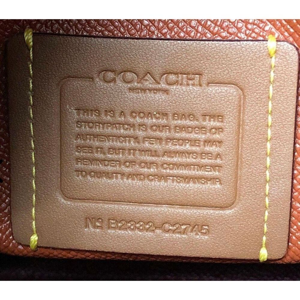 Coach Willow coated canvas signature pattern shoulder bag - Picture 11 of 11